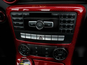 Mercedes Benz SLK Volume Control Cover - Carbon Fiber - R172